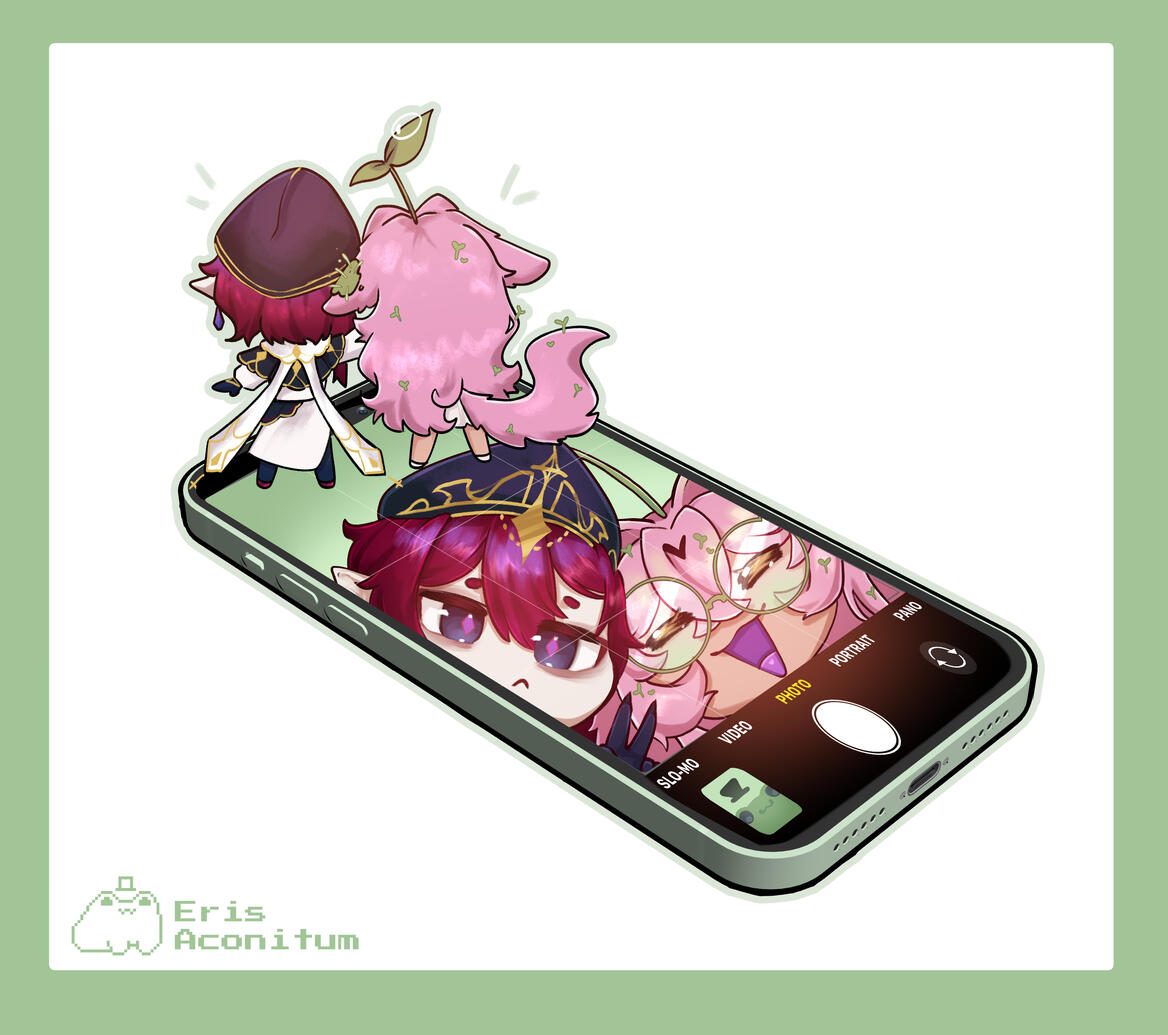 Chibi Phone Meme